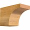 Ekena Millwork Huntington Rough Sawn Rafter Tail, Western Red Cedar, 6"W x 8"H x 12"L RFT06X08X12HUN00RWR - alternate 1